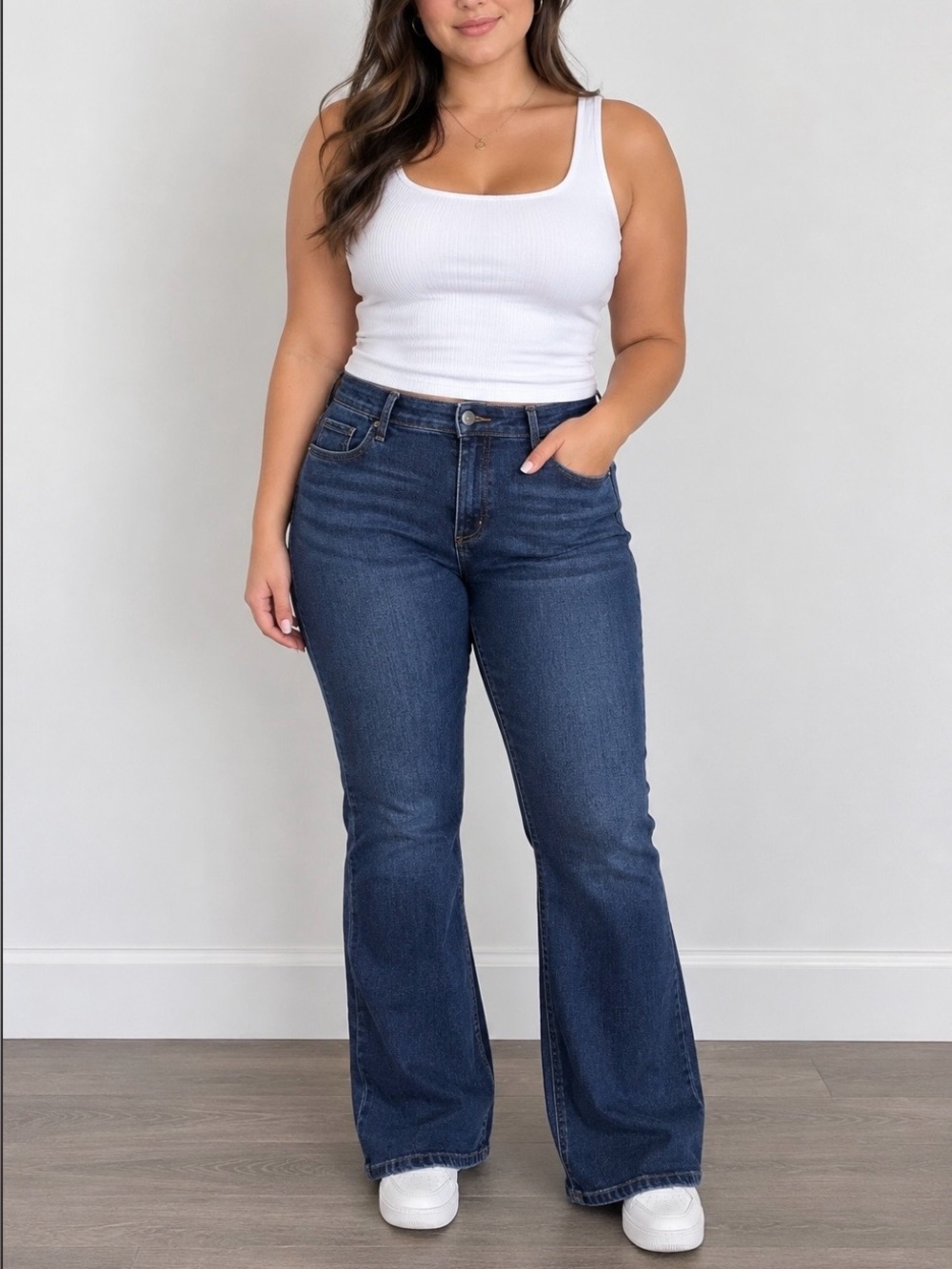Rewind Y2K Dark Wash Bootcut Jeans – Women’s 13